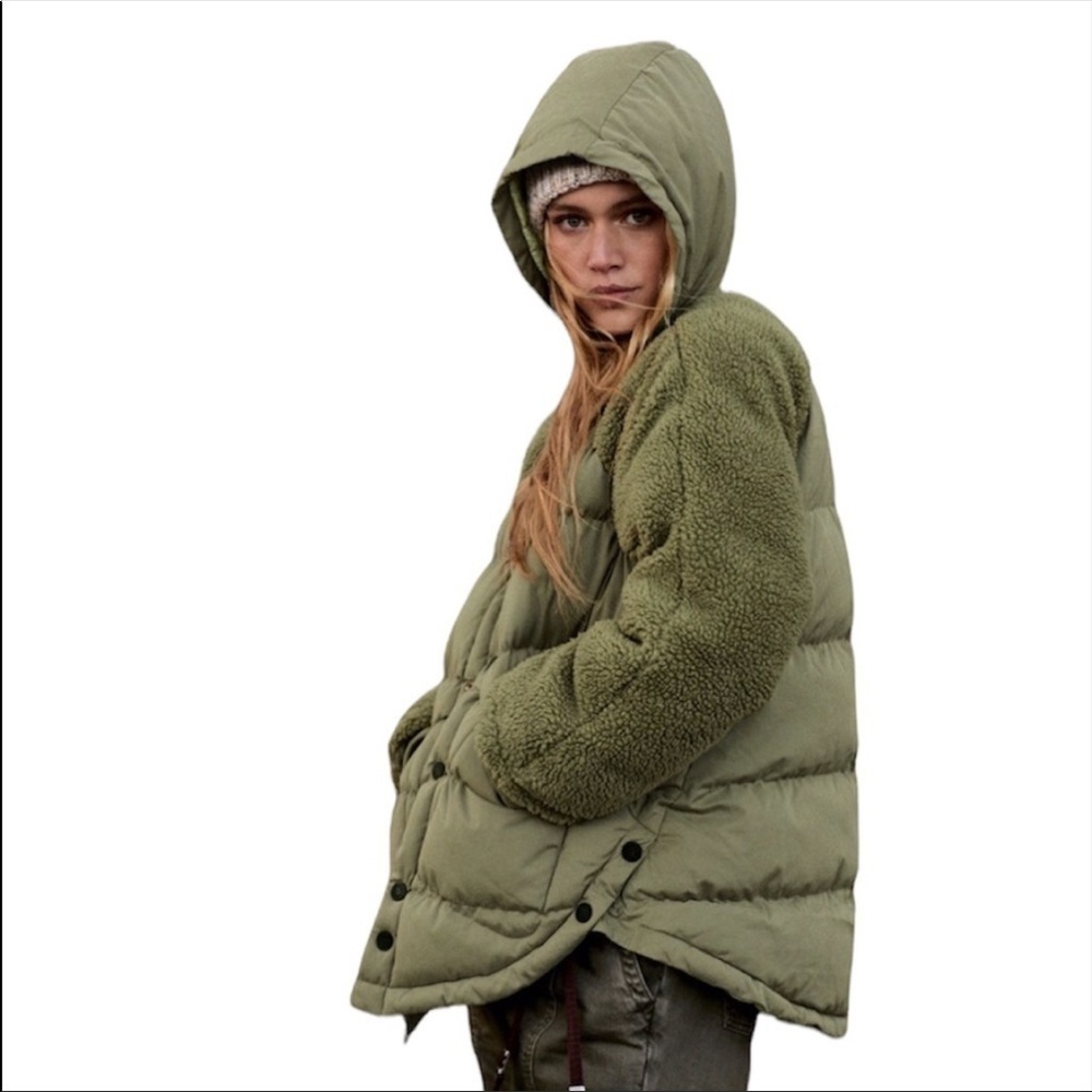 Anthropologie Pilcro Puffer Swing Jacket XS